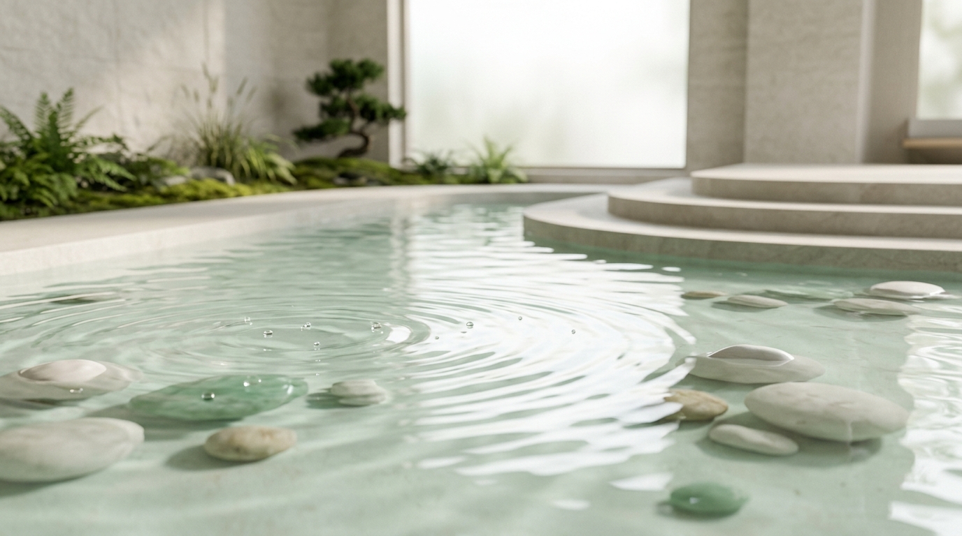 Serene Korean Hydro Spa Background